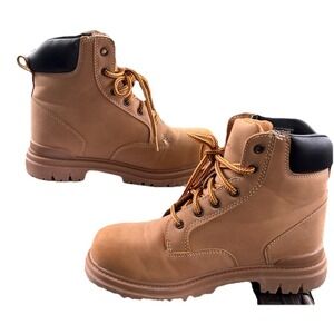 Ozark Trail Boots Men's Size 7 M Brown Leather Lace Up Work Hiking Lace New